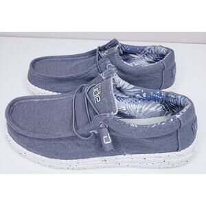 HEY DUDE Men's Size US 8/EUR 41 Wally Stretch Iron Slip On Shoes in EUC